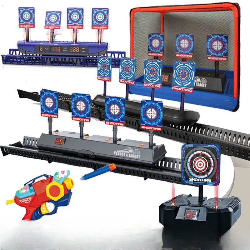 Elektroniskt mål för Nerf Blasters med auto Reset, ljud och ljus